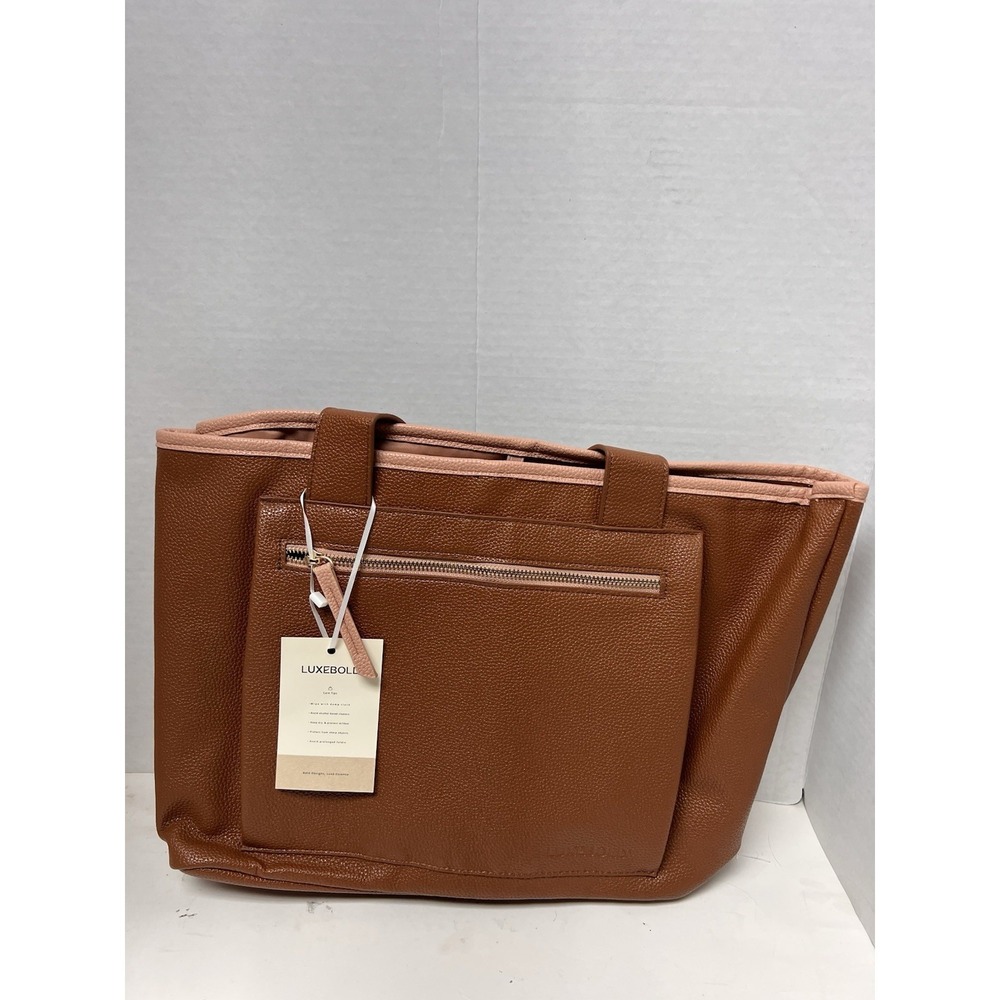 LuxeBold Tote Bag Large Canvas Shoulder Bag Fashion Travel Handbag NEW